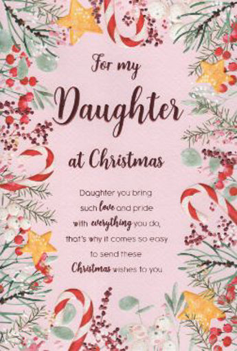 Picture of DAUGHTER CHRISTMAS CARD